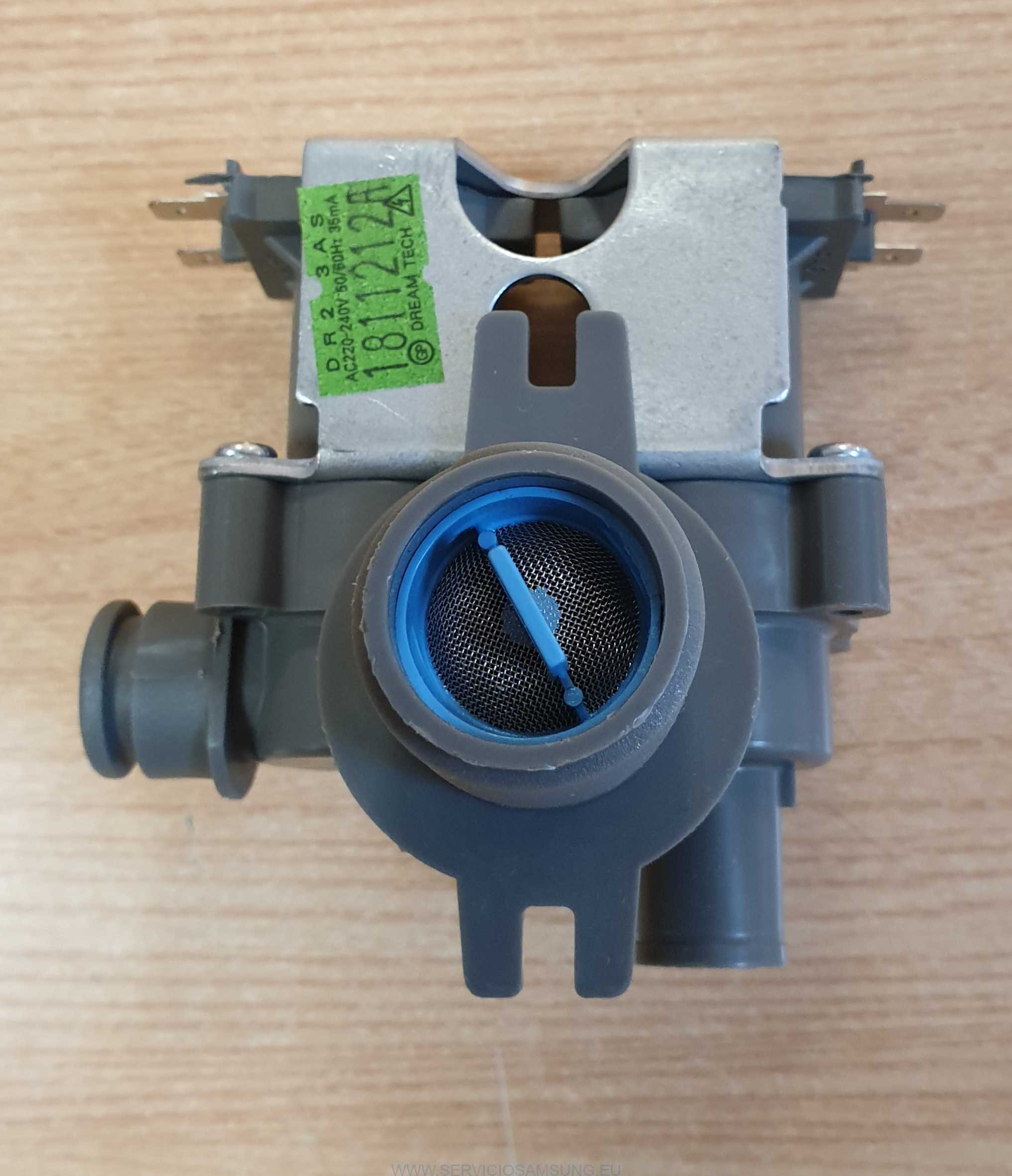 DC62-30307A VÁLVULA DE ENTRADA AGUA FRÍA SAMSUNG