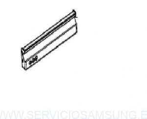DA63-06328A  FRONTAL  DECORATIVO DEL CAJÓN CONGELADOR SAMSUNG