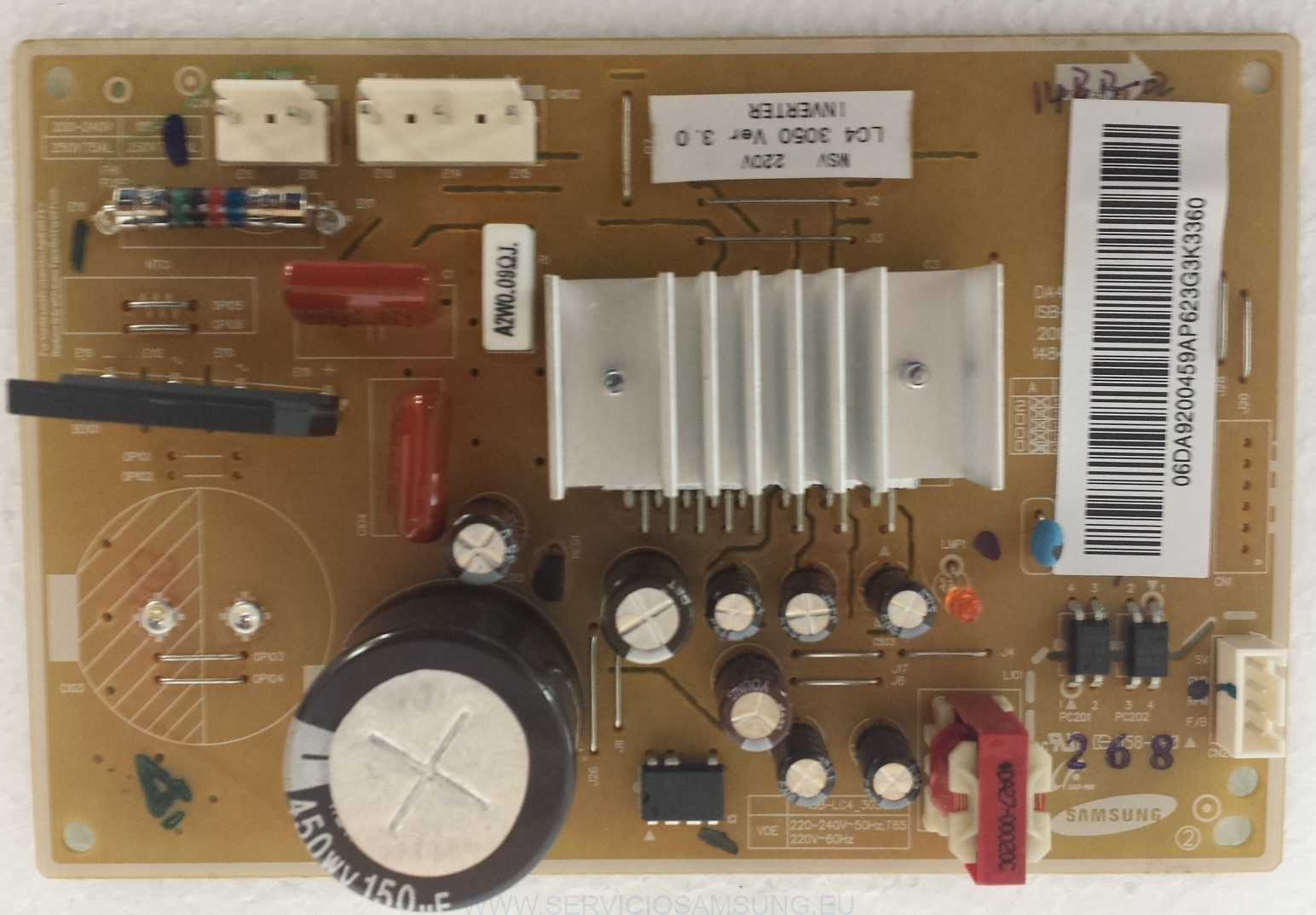 DA92-00459A PLACA INVERTER FRIGORÍFICO SAMSUNG