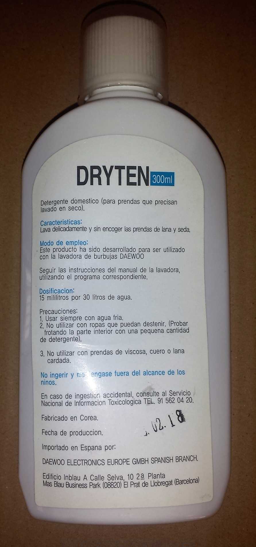 DRYTEN WASCHMITTEL - Imagen 2