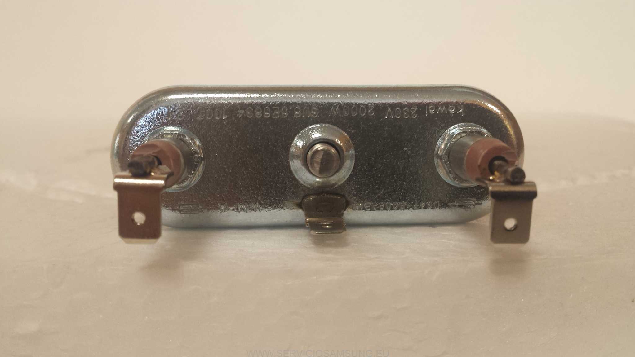 DC47-00033A RESISTENCIA CALENTAMIENTO AGUA LAVADORA SAMSUNG - Imagen 2