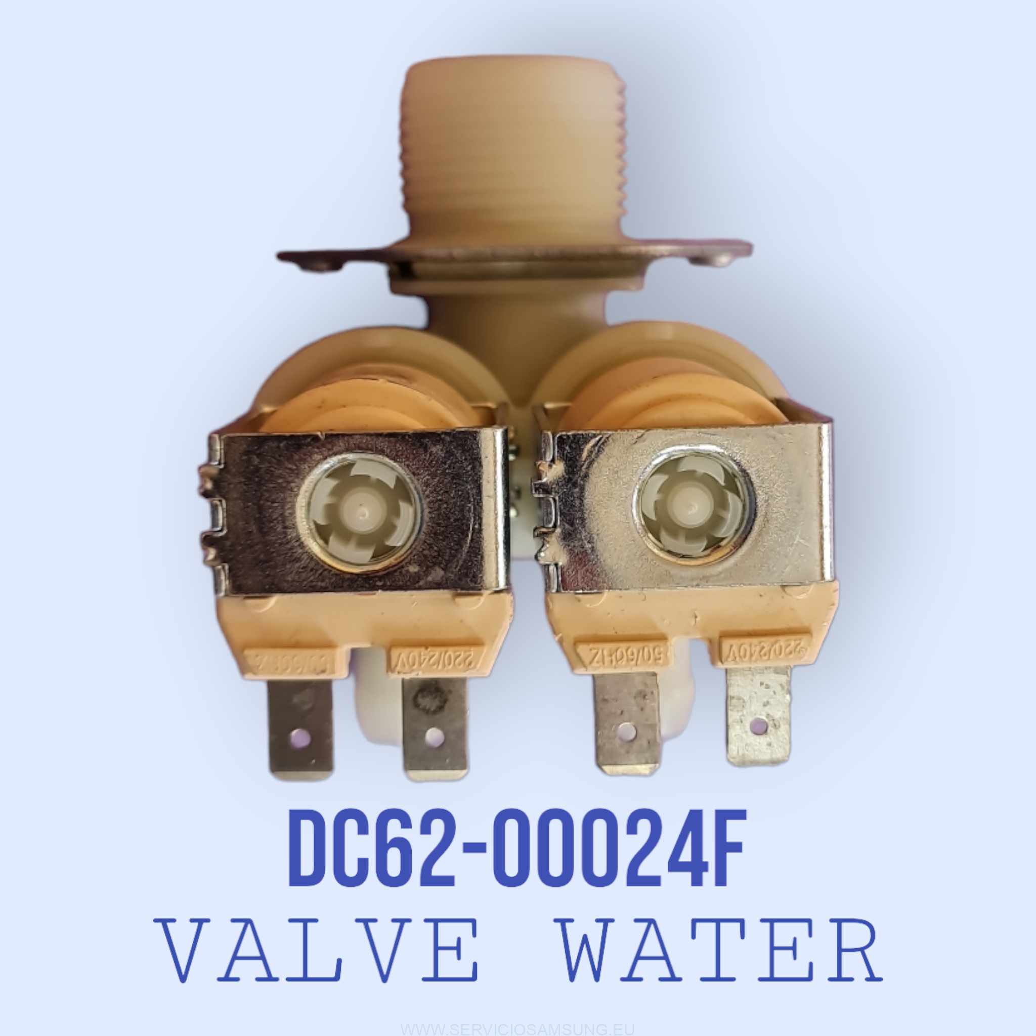 DC62-00024F VÁLVULA DE ENTRADA DE AGUA SAMSUNG