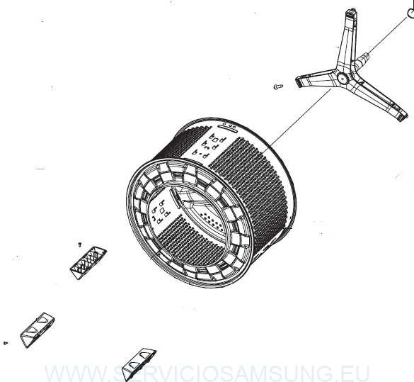 DC97-15972G CESTO DE LAVADORA SAMSUNG