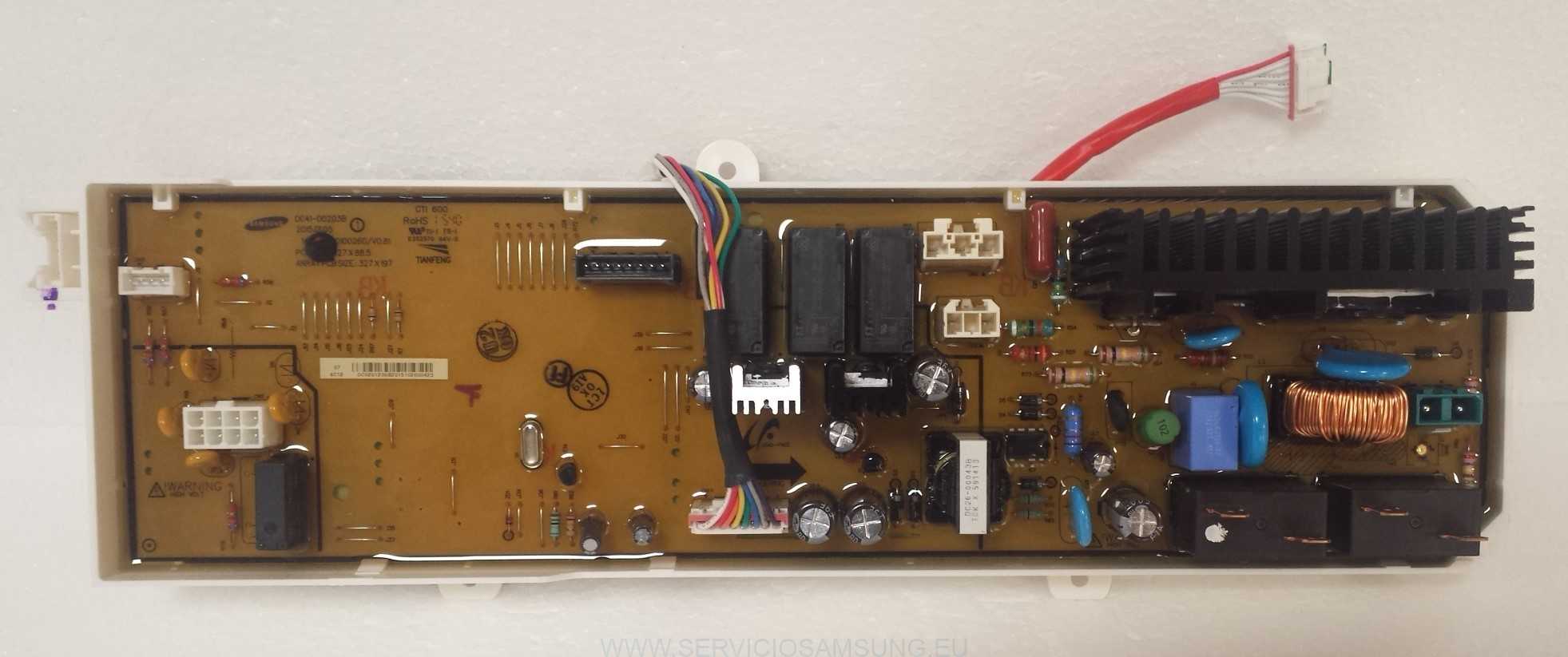 DC94-06258A CONJUNTO PROGRAMADOR LAVADORA SAMSUNG - Imagen 2