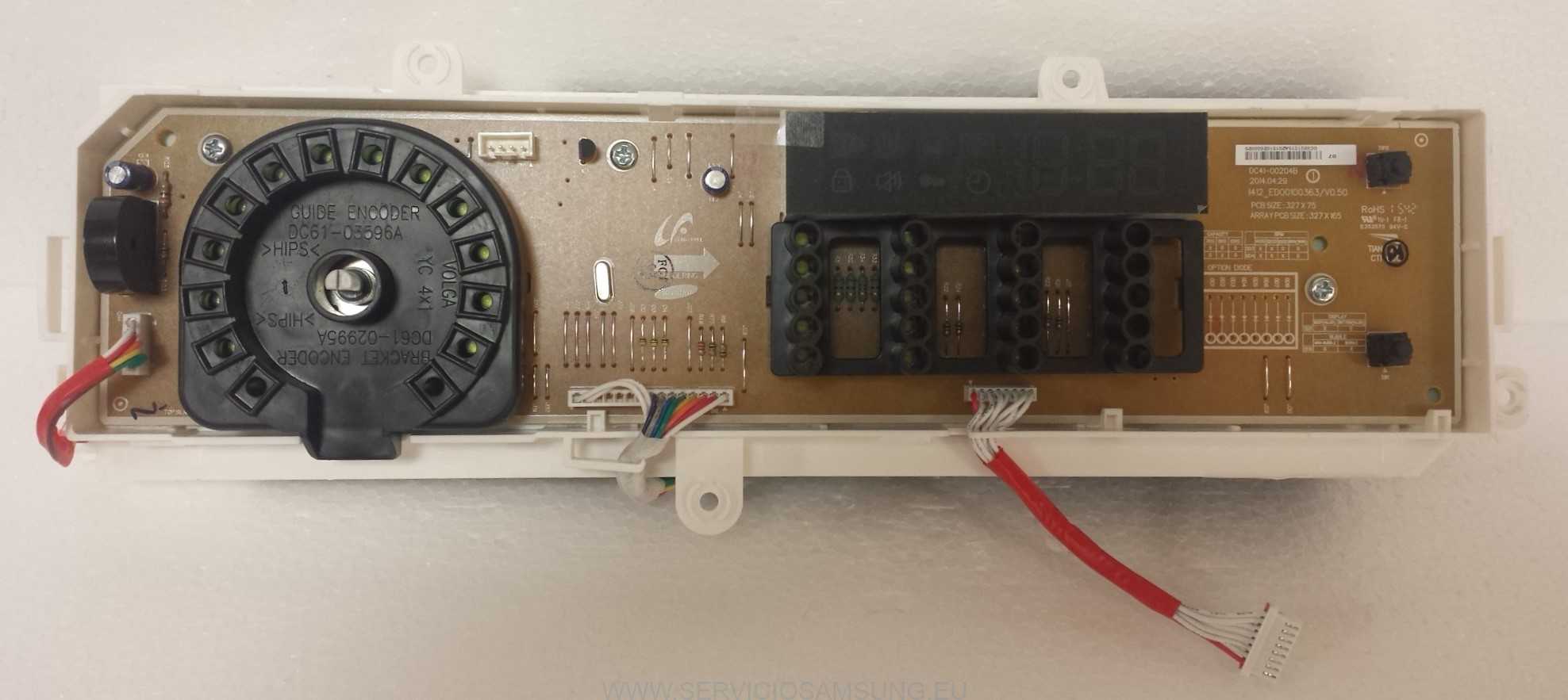 DC94-06258A CONJUNTO PROGRAMADOR LAVADORA SAMSUNG