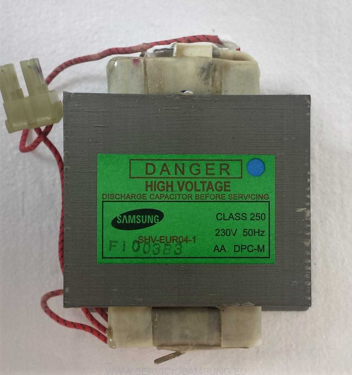 DE26-00144A TRANSFORMADOR MICROONDAS SAMSUNG