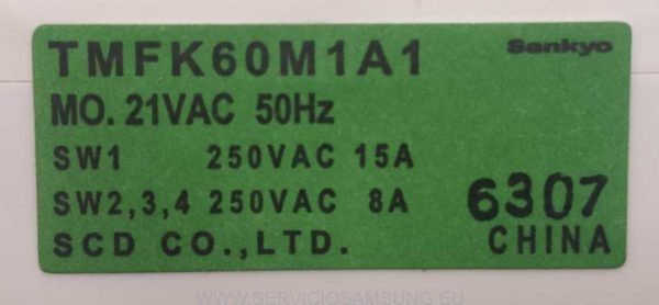 DE45-10076D PROGRAMADOR DE TIEMPO SAMSUNG - Imagen 3