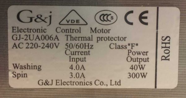 36189L5H10 MOTOR LAVADORA DAEWOO - Imagen 4
