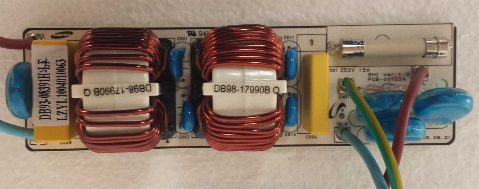 DB93-08391H PLACA FILTRO EMI SAMSUNG
