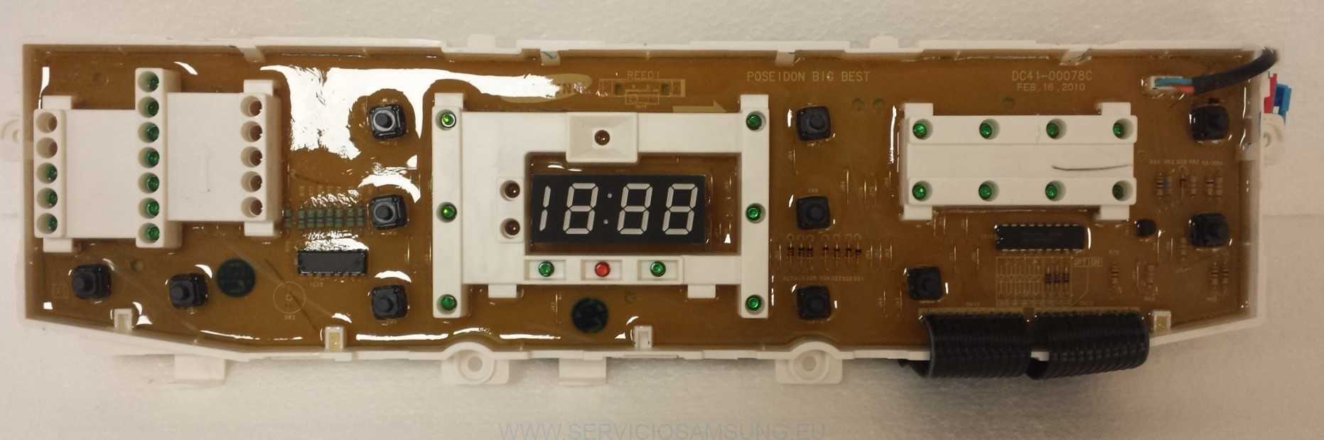 DC92-00818G PROGRAMADOR LAVADORA SAMSUNG