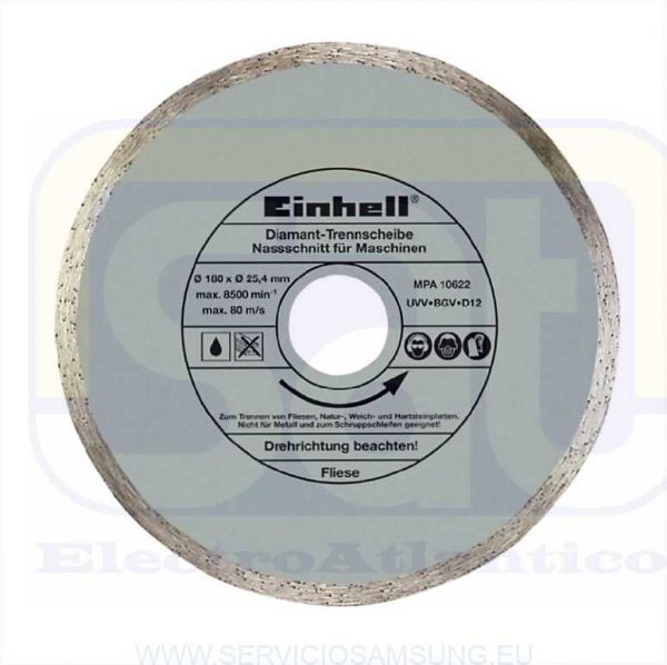 4301170 DISCO DE CORTE EINHELL