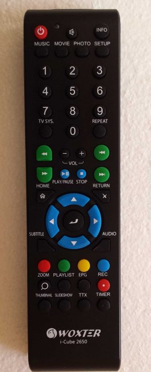 2650REMOCON Mando a distancia  I-CUBE 2650  WOXTER