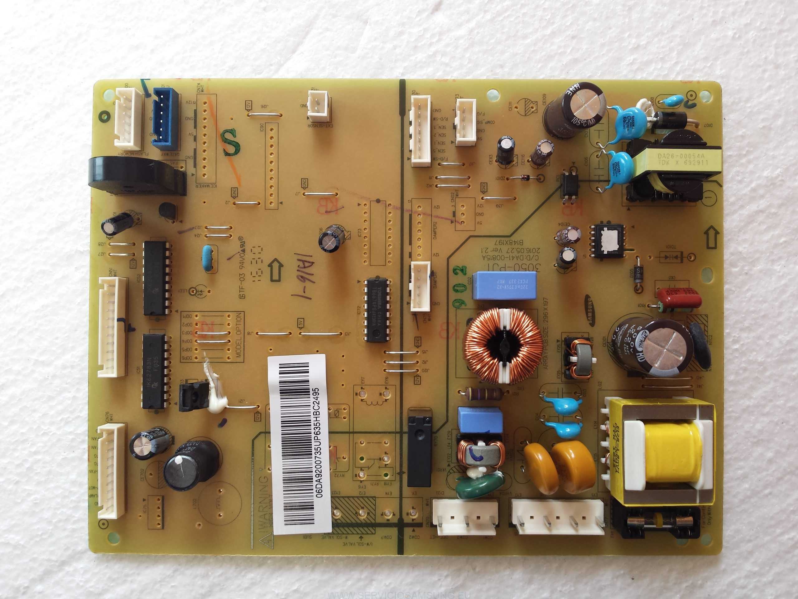 DA92-00462J PLACA CONTROL FRIGORÍFICO SAMSUNG