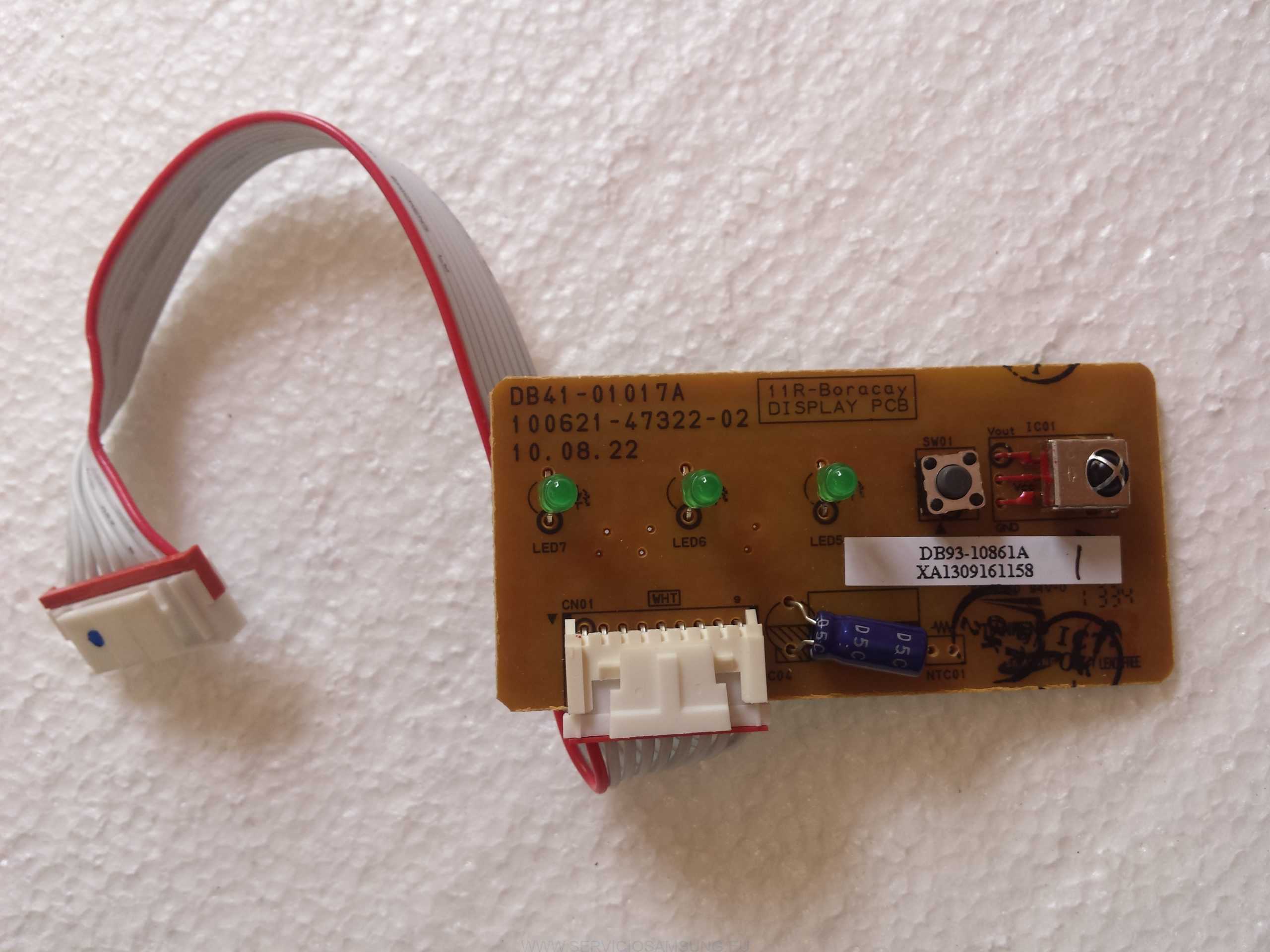 DB93-10861A PLACA RECEPTORA AIRE ACONDICIONADO SAMSUNG - Imagen 2