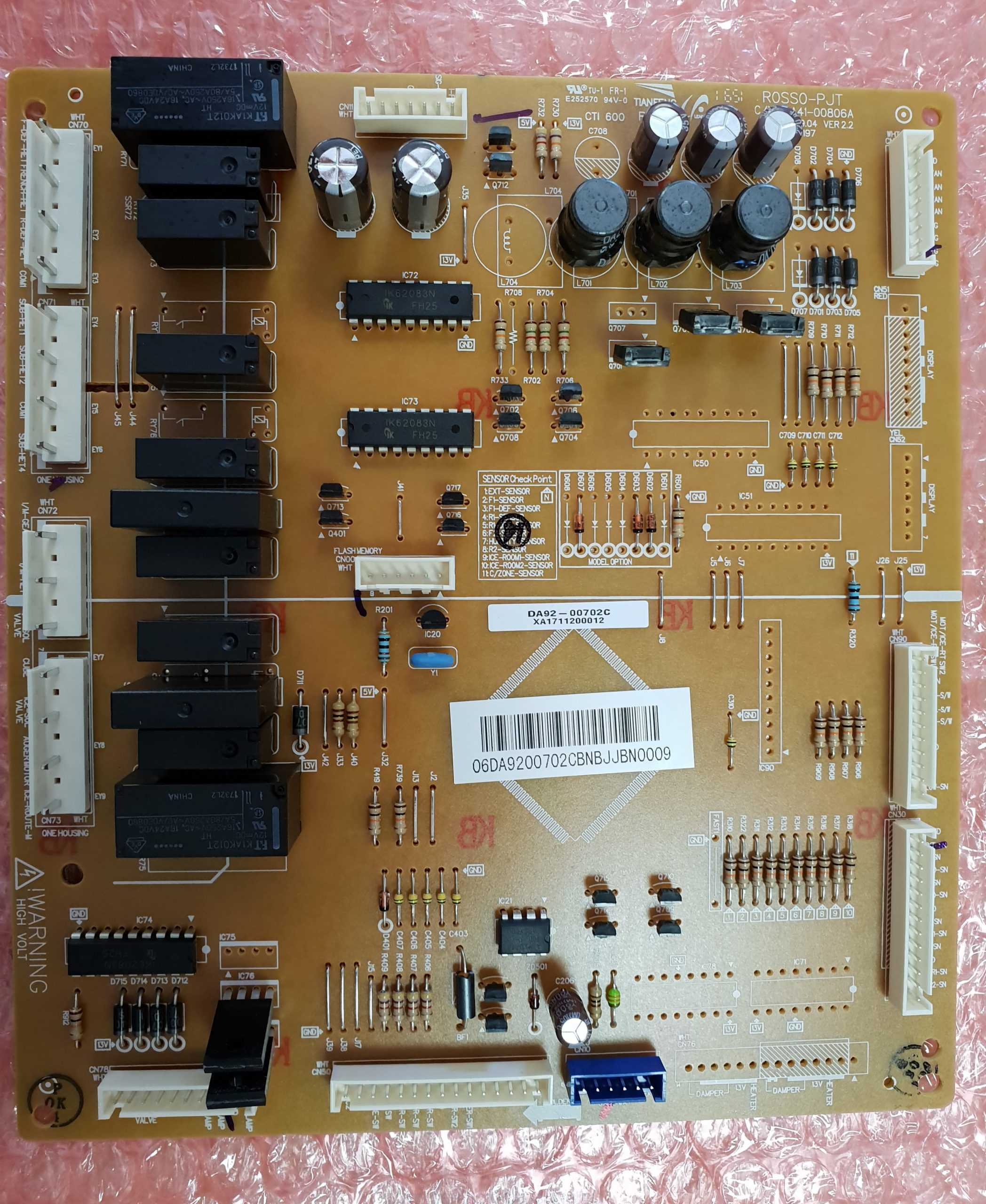 DA92-00702C PLACA PRINCIPAL FRIGORÍFICO SAMSUNG