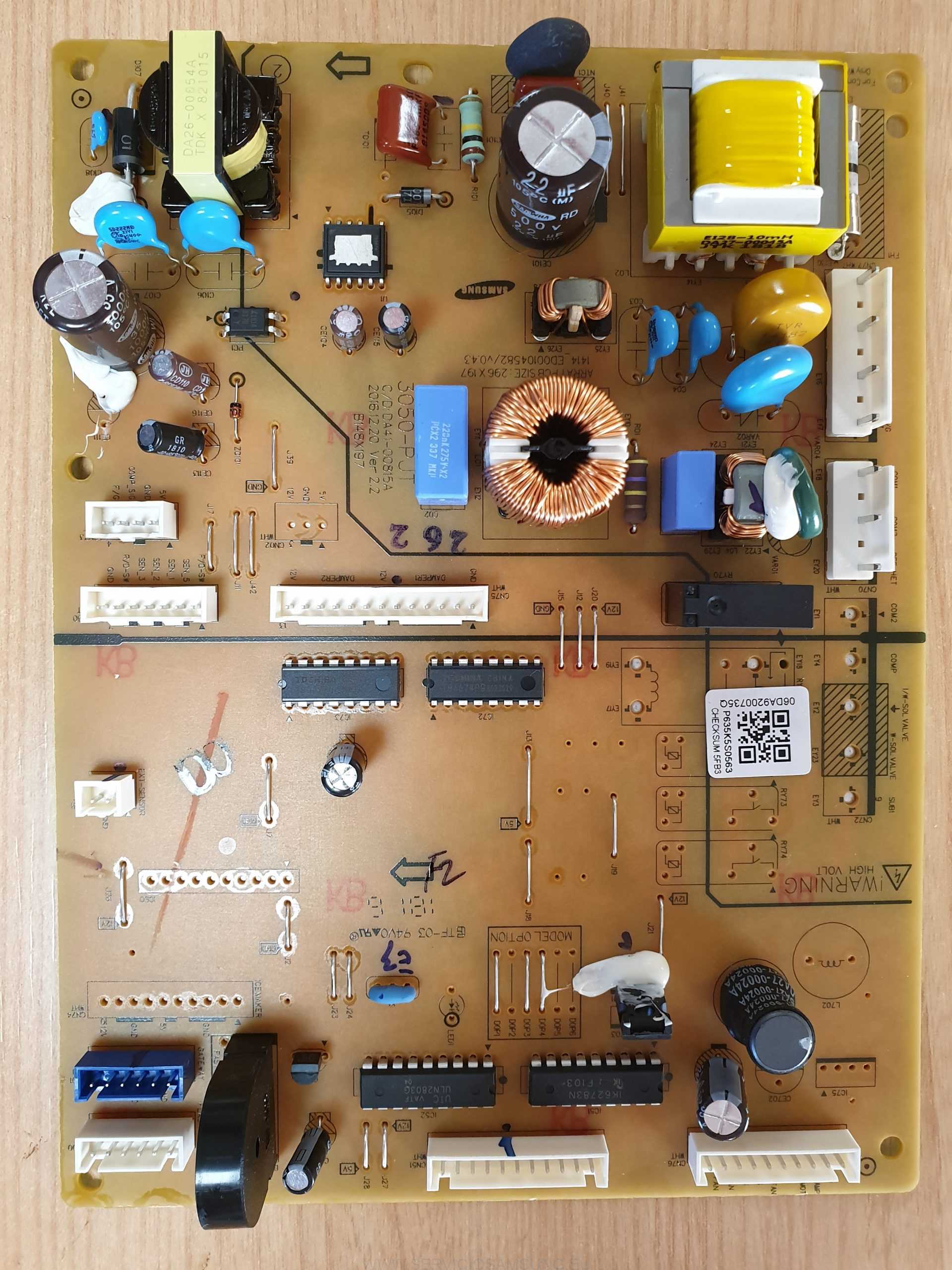 DA92-00735Q PLACA PRINCIPAL FRIGORÍFICO SAMSUNG