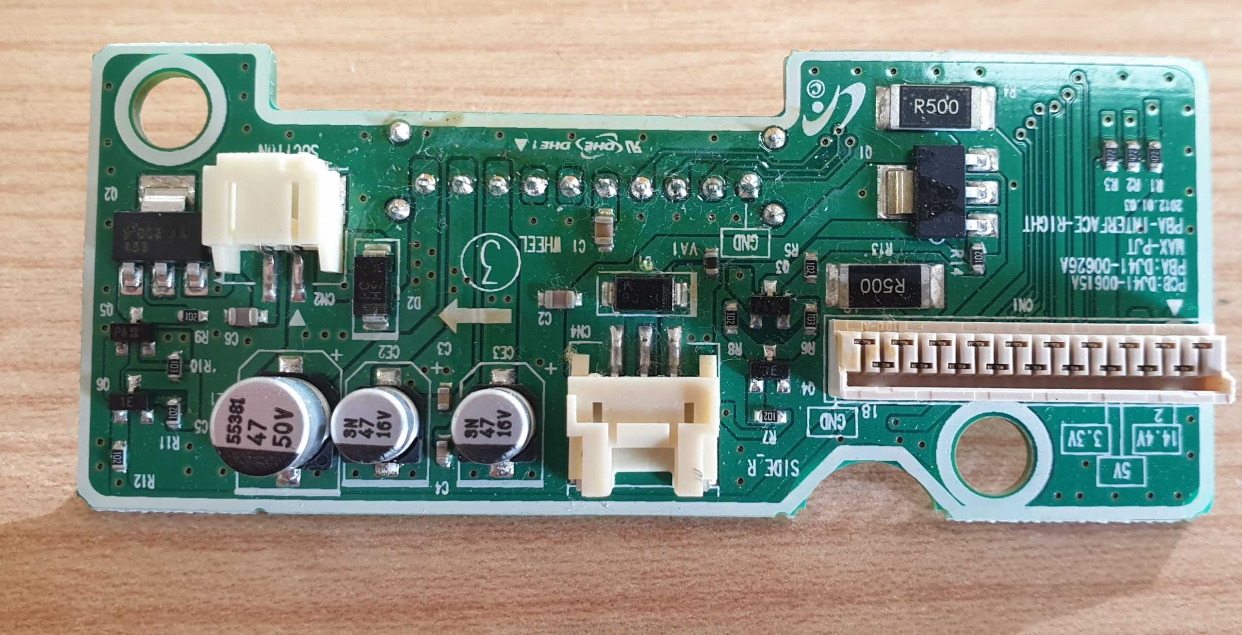 DJ41-00626A PLACA SECUNDARIO CONTROL NAVIBOT SAMSUNG