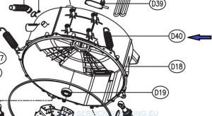 3615114500 MUELLE SUSPENSION  SUPERIOR LAVADORA DAEWOO