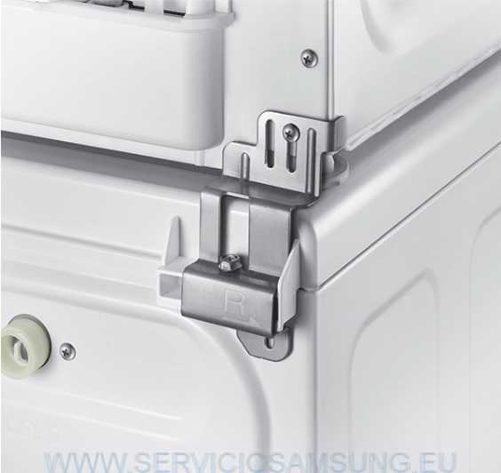 DC98-01330A SOPORTE UNION LAVADORA SECADORA SAMSUNG - Imagen 2