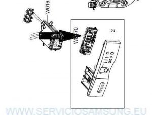 DC92-00396J PROGRAMADOR LAVADORA SAMSUNG