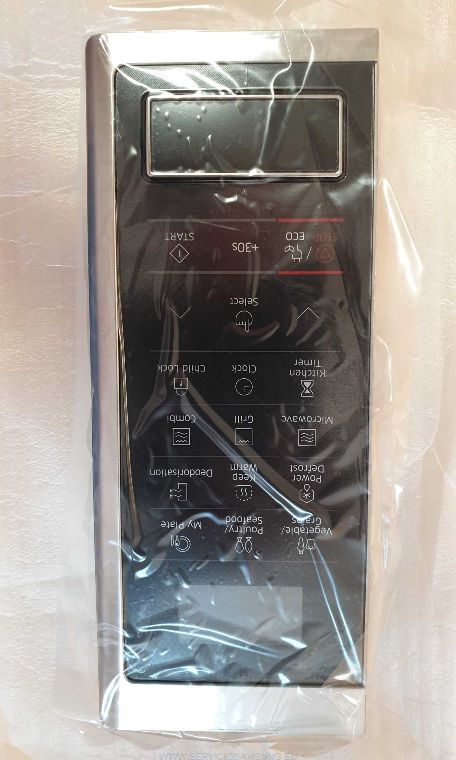 DE94-03343F CONJUNTO FRONTAL MANDO MICROONDAS SAMSUNG