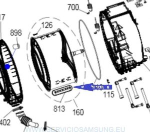 42097400 AGITADOR AGUA LAVADORA DAEWOO