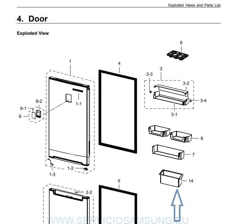 DA63-07406A BANDEJA DE PUERTA FRIGORIFICO SAMSUNG