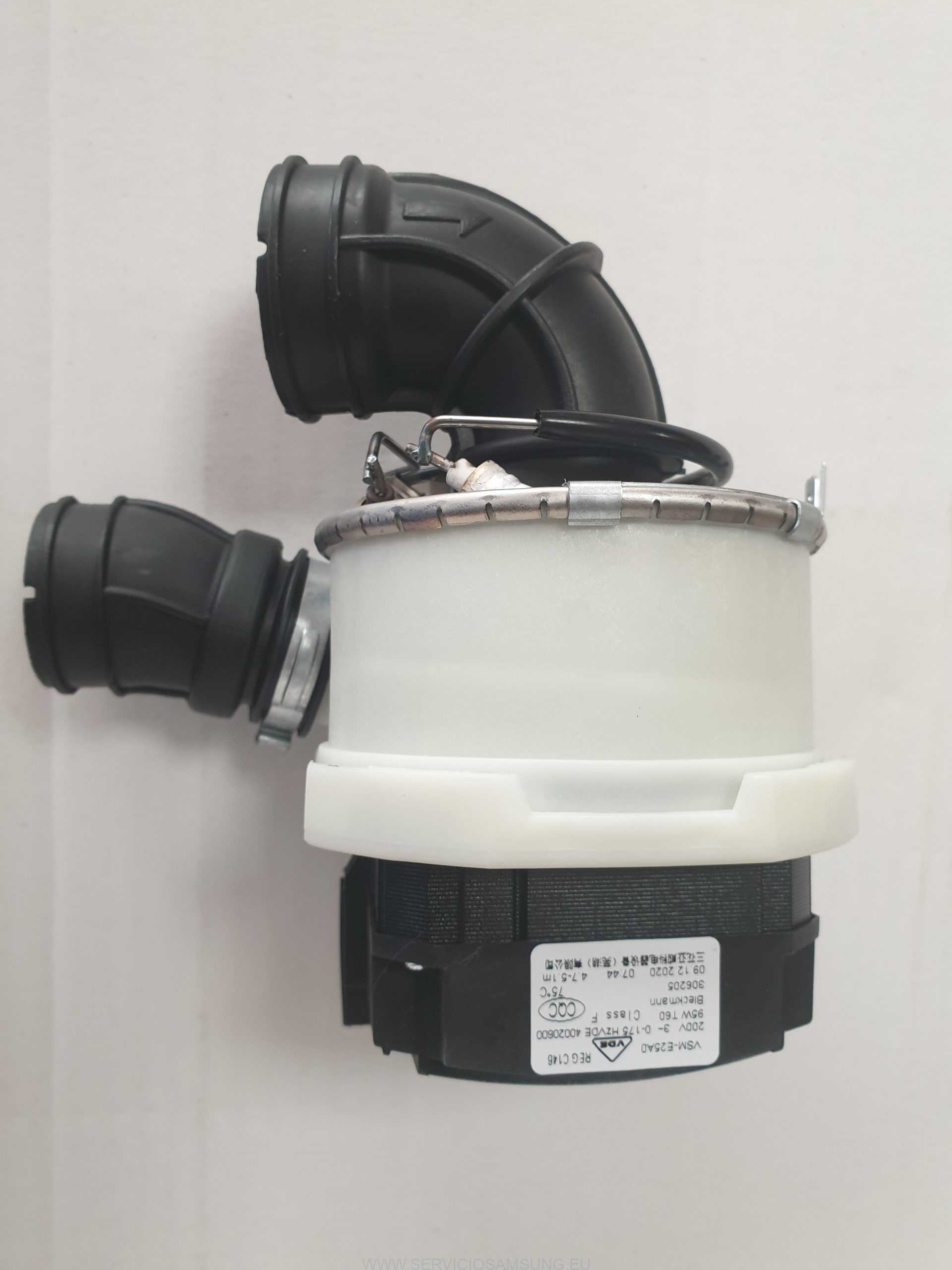 DD82-01777A CONJUNTO MOTOR BOMBA LAVAVAJILLAS SAMSUNG - Imagen 2