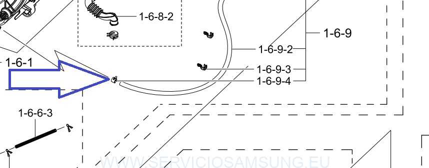 DC65-00008F ABRAZADERA TUBO RECIRCULACION AGUA LAVADORA SAMSUNG