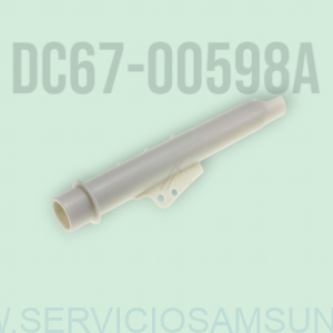DC67‑00598A Hose Joint Air original Samsung, conector de aire para manguera de presostato en lavadoras y lava‑secas Samsung de carga frontal