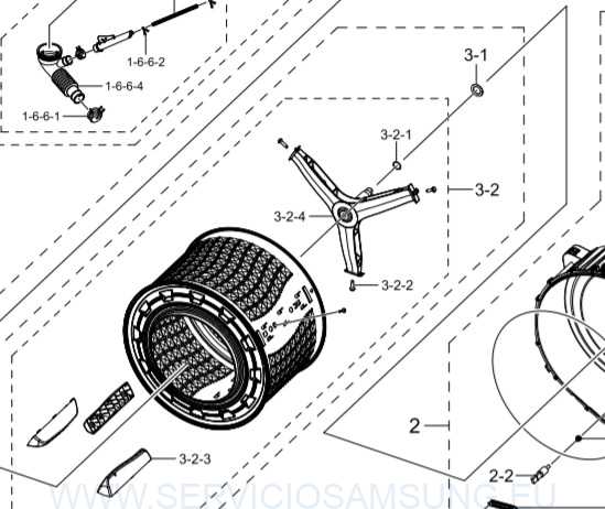 DC97-17231C CESTO DE LAVADO COMPLETO LAVADORA SAMSUNG