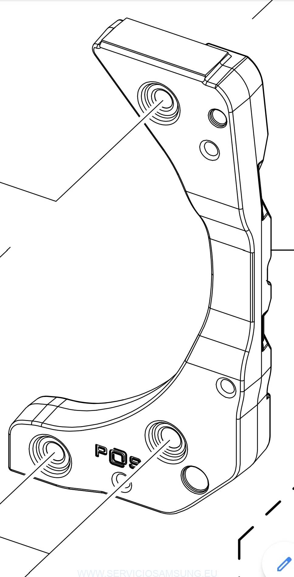 DC97-17482D CONTRAPESO DERECHO LAVADORA SAMSUNG