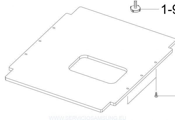 DC61-20001B BASE ANTIRRUIDOS LAVADORA SAMSUNG