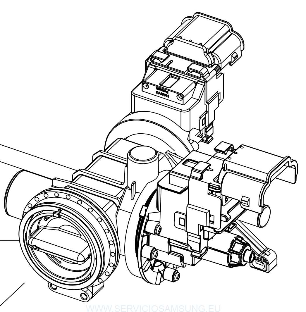 DC97-17336C Conjunto bomba de drenaje lavadora Samsung