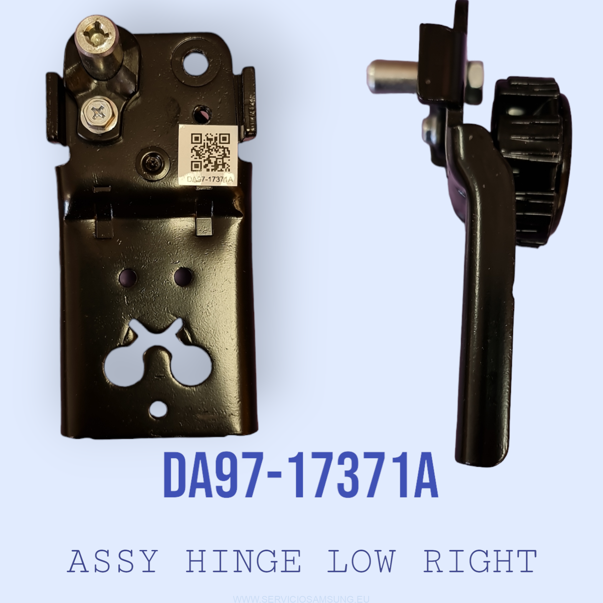 DA97-17371A CONJUNTO BISAGRA COMPLETA FRIGORÍFICO SAMSUNG