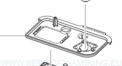 DC61-05152B Soporte bomba drenaje secadora samsung