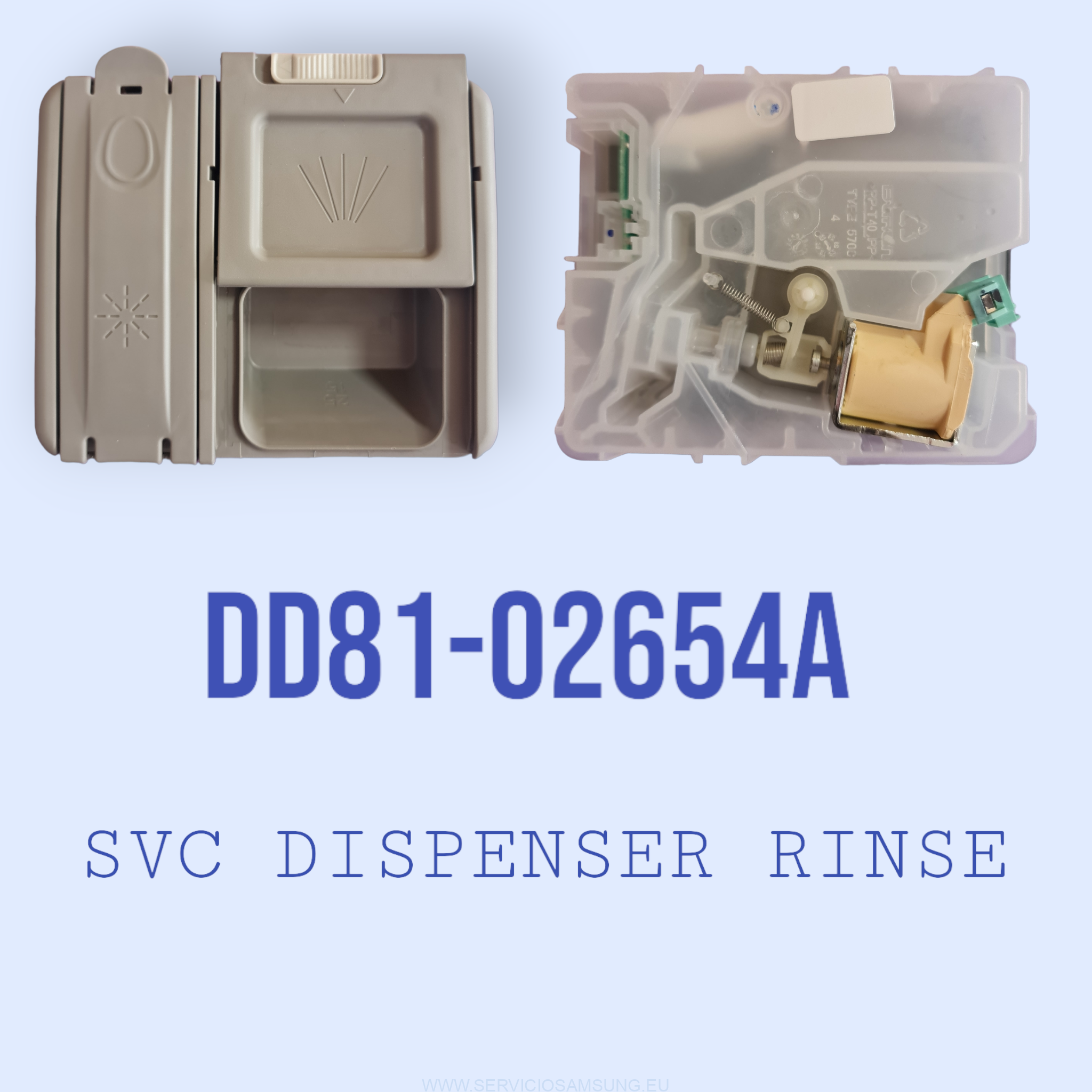 DD81-02654A DISPENSADOR AUTOMATICO DE LIQUIDOS LAVAVAJILLAS SAMSUNG