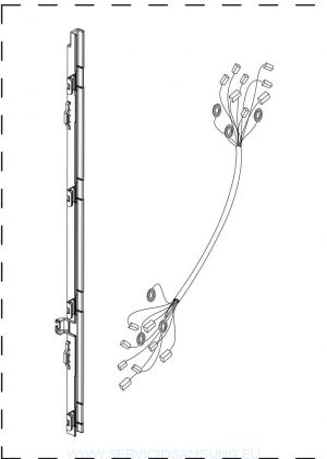 DC93-00619A CABLEADO PRINCIPAL LAVADORA SAMUSNG