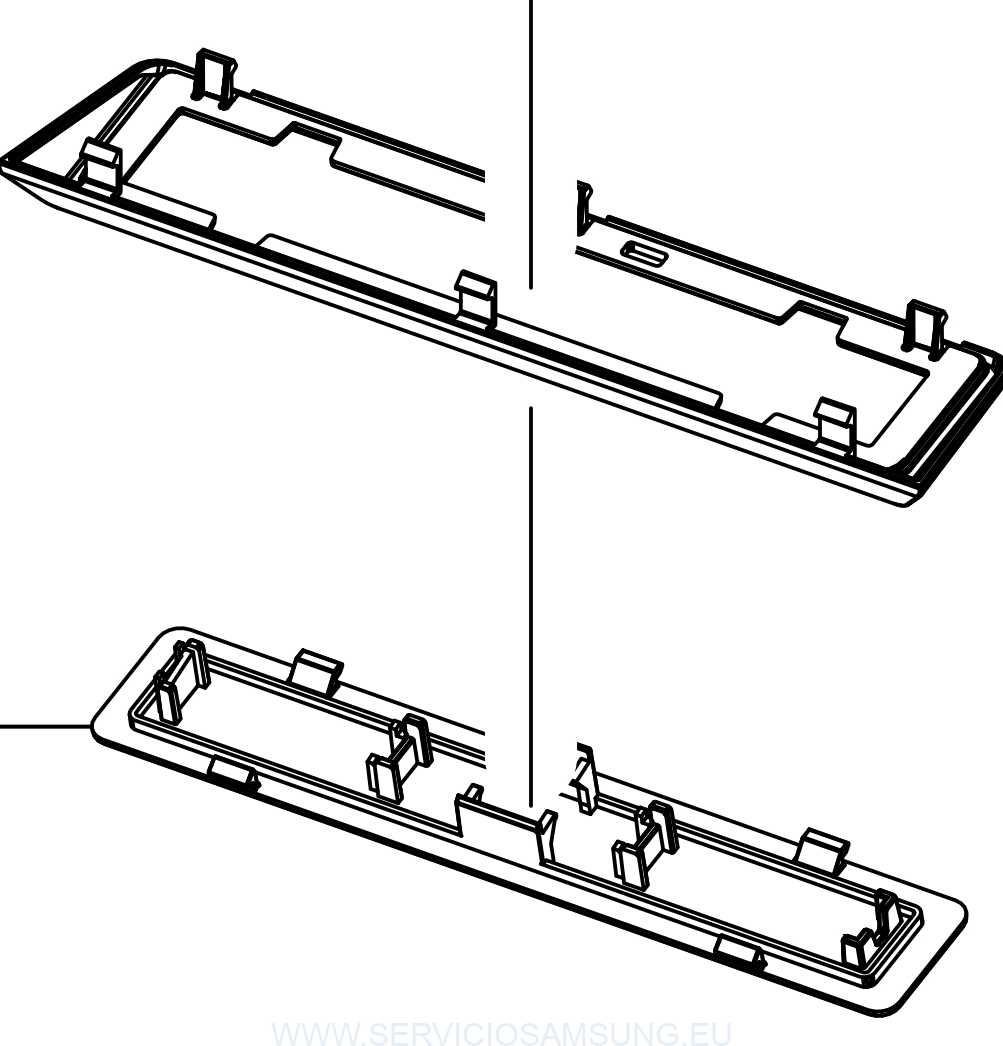 DA97-21569A CONJUNTO TAPA PORTALAMPARAS FRIGORÍFICO SAMSUNG
