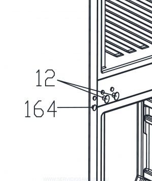 DA81-07255A Tapa decorativa frigorífico Samsung