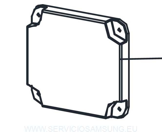 DA81-07253A Tapa placs control frigorífico Samsung