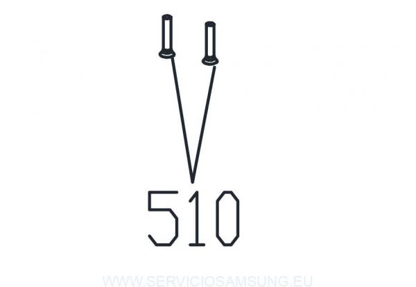 DA81-07244A Tornillo soporte bisagra puerta congelador - Imagen 2