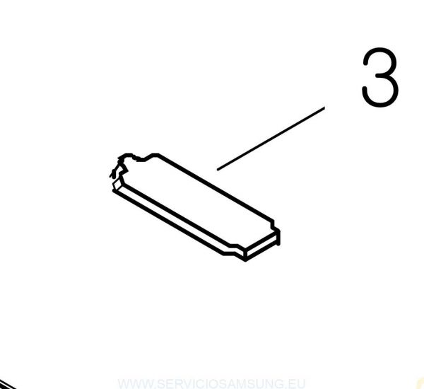 DA97-11865A Bisagra superior frigorífico Samsung