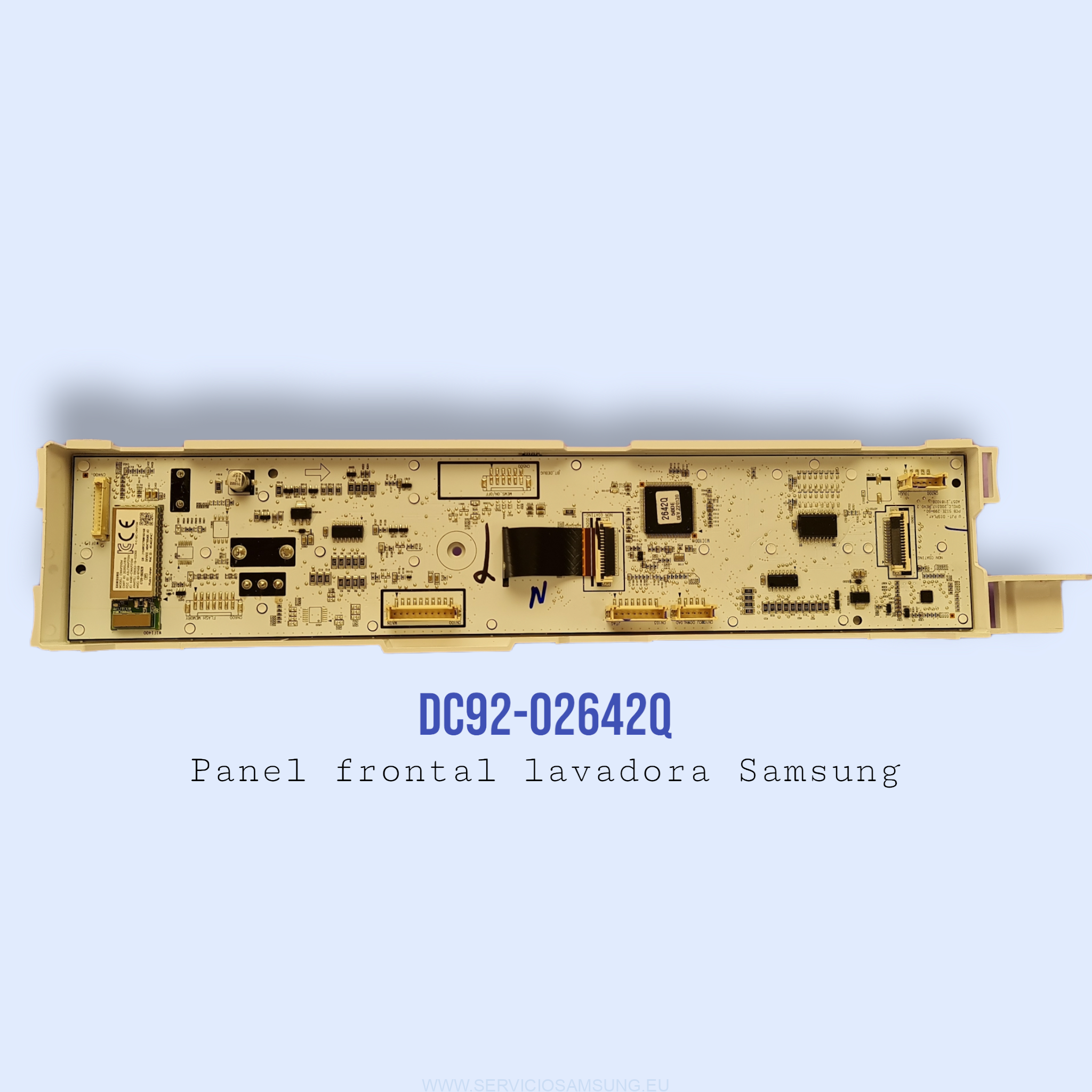 DC92-02642Q PANEL FRONTAL TACTIL LAVADORA SAMSUNG