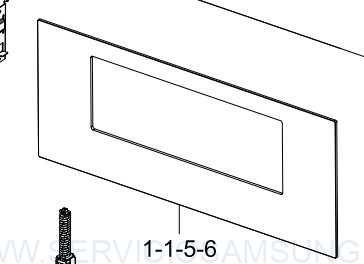 DG64-00786A CRISTAL EXTERIOR BAJO HORNO SAMSUNG