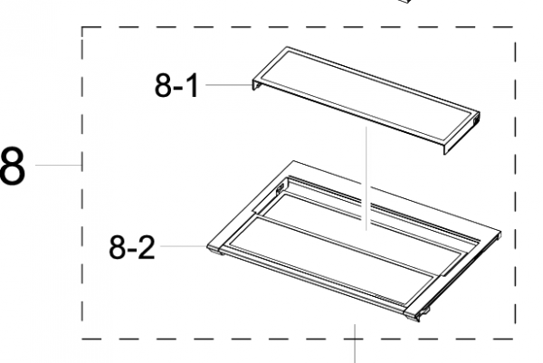 DA97-21092A MÓDULO DE ESTANTERÍA FRIGORIFICO SAMSUNG