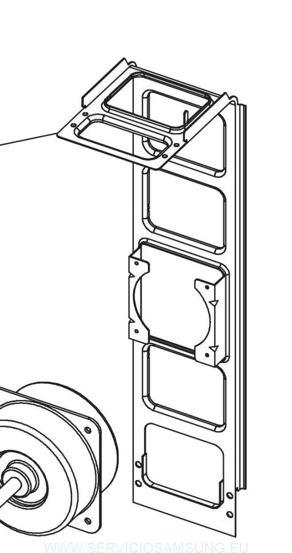DB61-00686A SOPORTE MOTOR AIRE ACONDICIONADO SAMSUNG