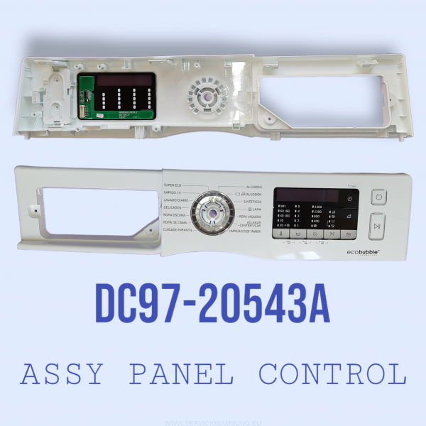 DC97-20543A PANEL DE CONTROL LAVADORA SAMSUNG