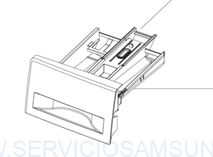 DC97-22381G DEPOSITO DE ADITIVOS LAVADORA SAMSUNG