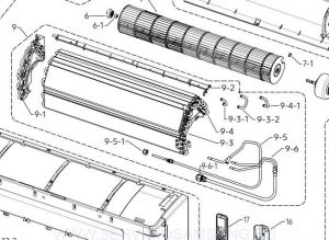 DB96-24844D Conjunto evaporador aire acondicionado Samsung
